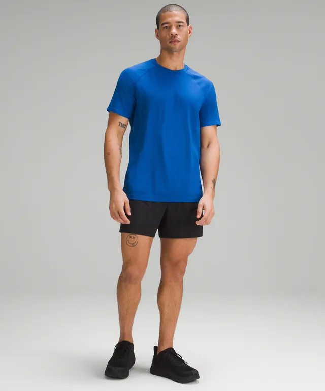 Lululemon Water-repellent Hiking Short Sleeve Shirt In Dark Oxide