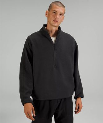 Oversized-Fit Fleece Half Zip | Men's Hoodies & Sweatshirts