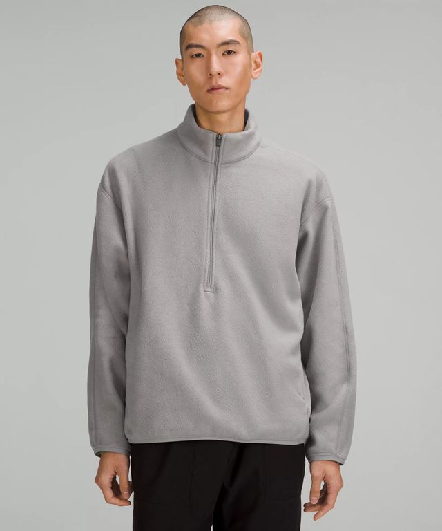 Lululemon athletica Textured Knit Half-Zip Sweater, Men's Hoodies &  Sweatshirts