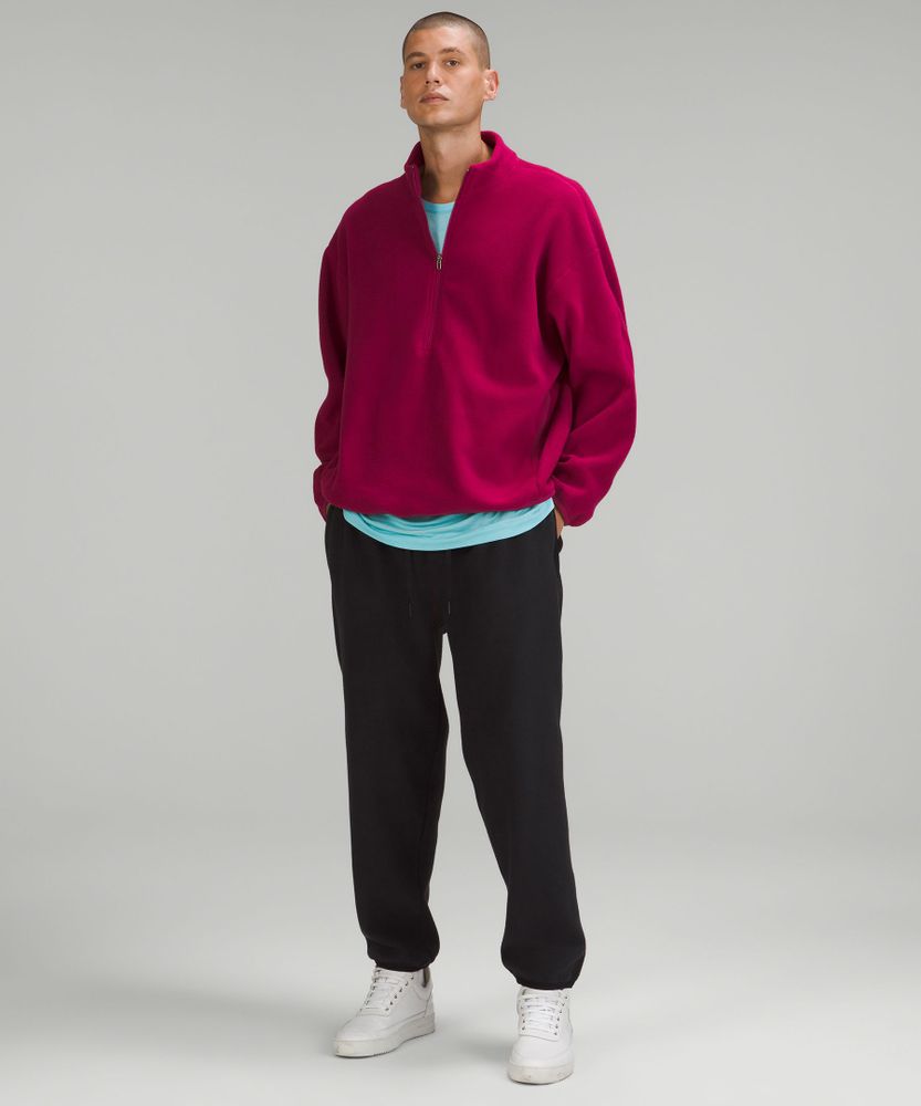 Lululemon athletica Oversized-Fit Fleece Half Zip, Men's Hoodies &  Sweatshirts