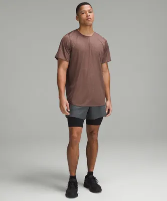 lululemon lab Grid Mesh Short-Sleeve Shirt *Graphic | Men's Short Sleeve Shirts & Tee's