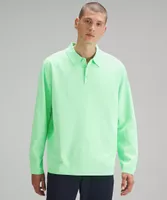 Lightweight Knit Long-Sleeve Polo Shirt | Men's Hoodies & Sweatshirts
