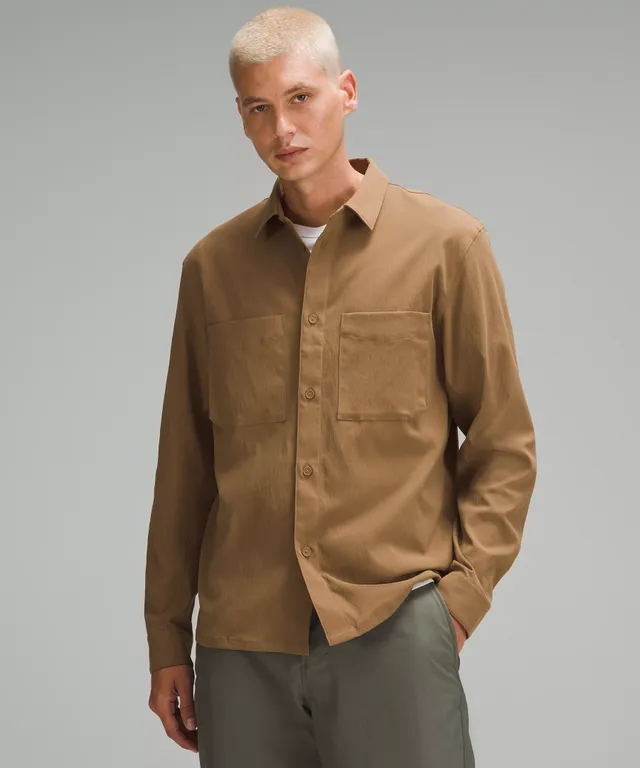 lululemon athletica Pique Oversized-fit Long-sleeve Shirt in Natural