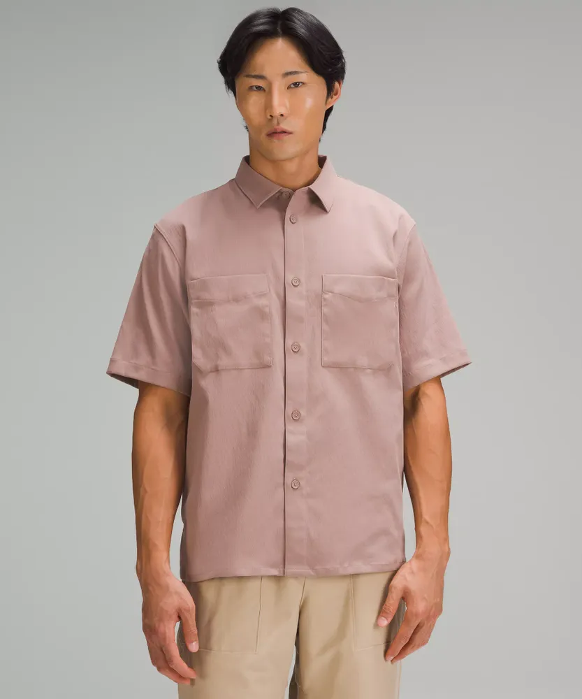 Lululemon athletica Relaxed-Fit Short Sleeve Button-Up Shirt