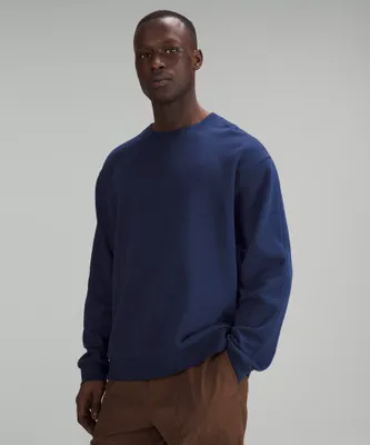 French Terry Oversized Long-Sleeve Crew | Men's Hoodies & Sweatshirts