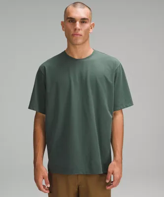 Pique Oversized-Fit T-Shirt | Men's Short Sleeve Shirts & Tee's