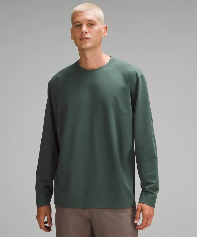 Lululemon athletica Pique Oversized Long-Sleeve Shirt, Men's Long Sleeve  Shirts