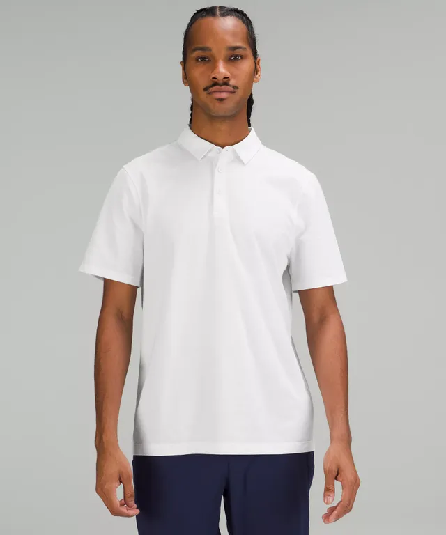 Lululemon - Logo-Appliquéd Stretch-Piqué Tennis Polo Shirt - White Lululemon