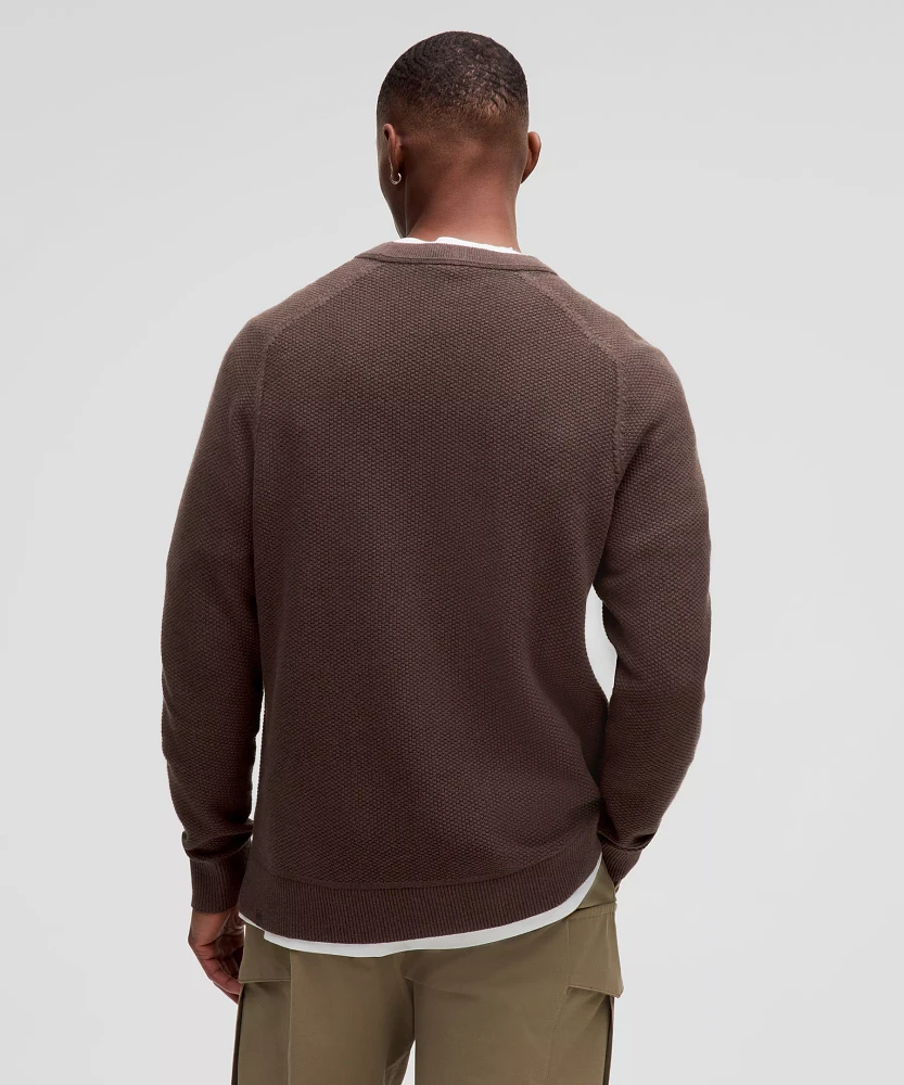 Textured Knit Crewneck Sweater | Men's Hoodies & Sweatshirts