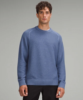 Textured Knit Crewneck Sweater | Men's Hoodies & Sweatshirts