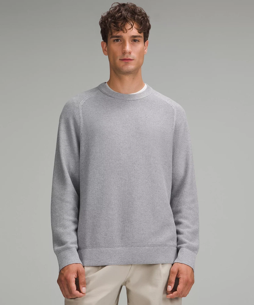 Textured Knit Crewneck Sweater | Men's Hoodies & Sweatshirts