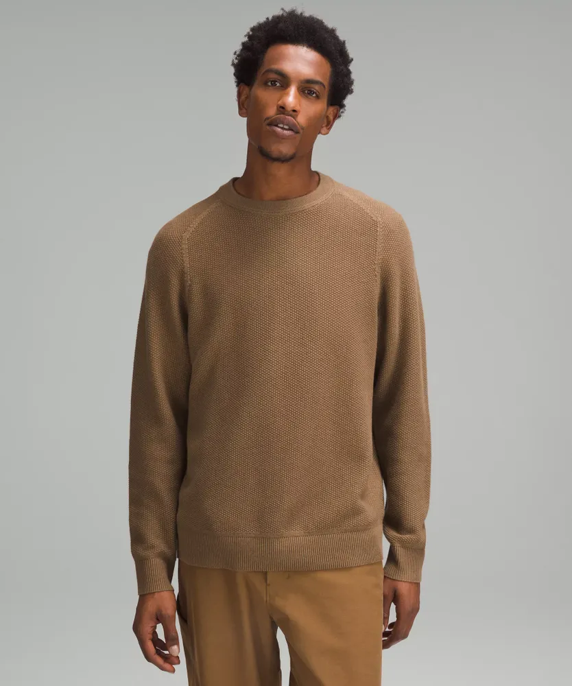 Textured Knit Crewneck Sweater | Men's Hoodies & Sweatshirts