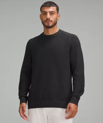 Textured Knit Crewneck Sweater | Men's Sweaters