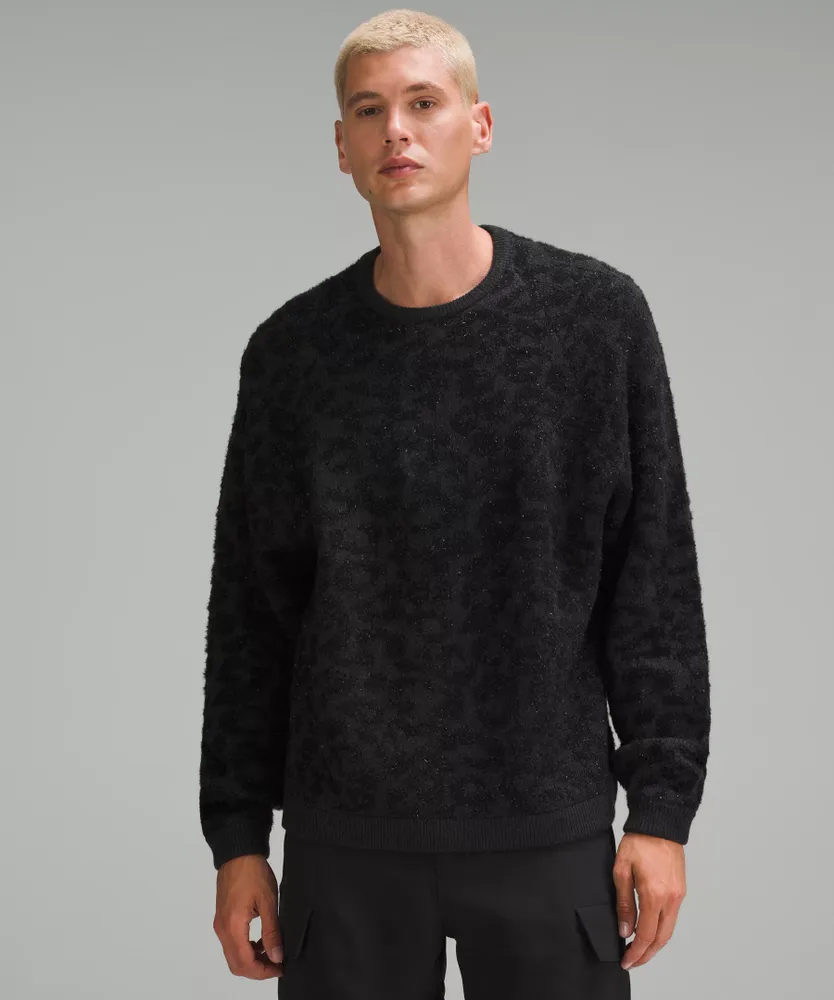 Wool-Blend Jacquard Sweater | Men's Hoodies & Sweatshirts
