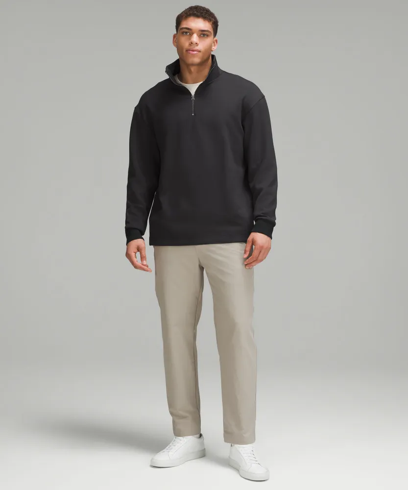 Oversized Half-zip Sweatshirt - Cream/Harlem - Men