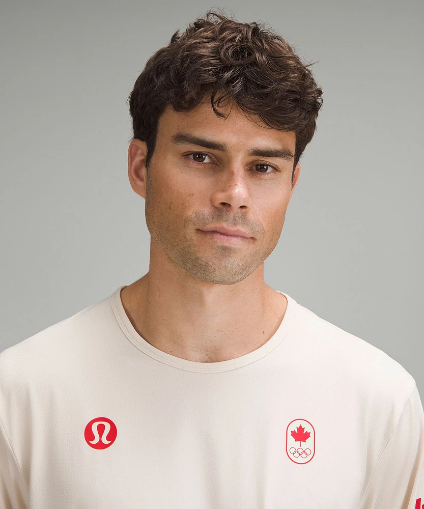 Team Canada lululemon Fundamental Jacquard Long-Sleeve Shirt *COC Logo | Men's Long Sleeve Shirts