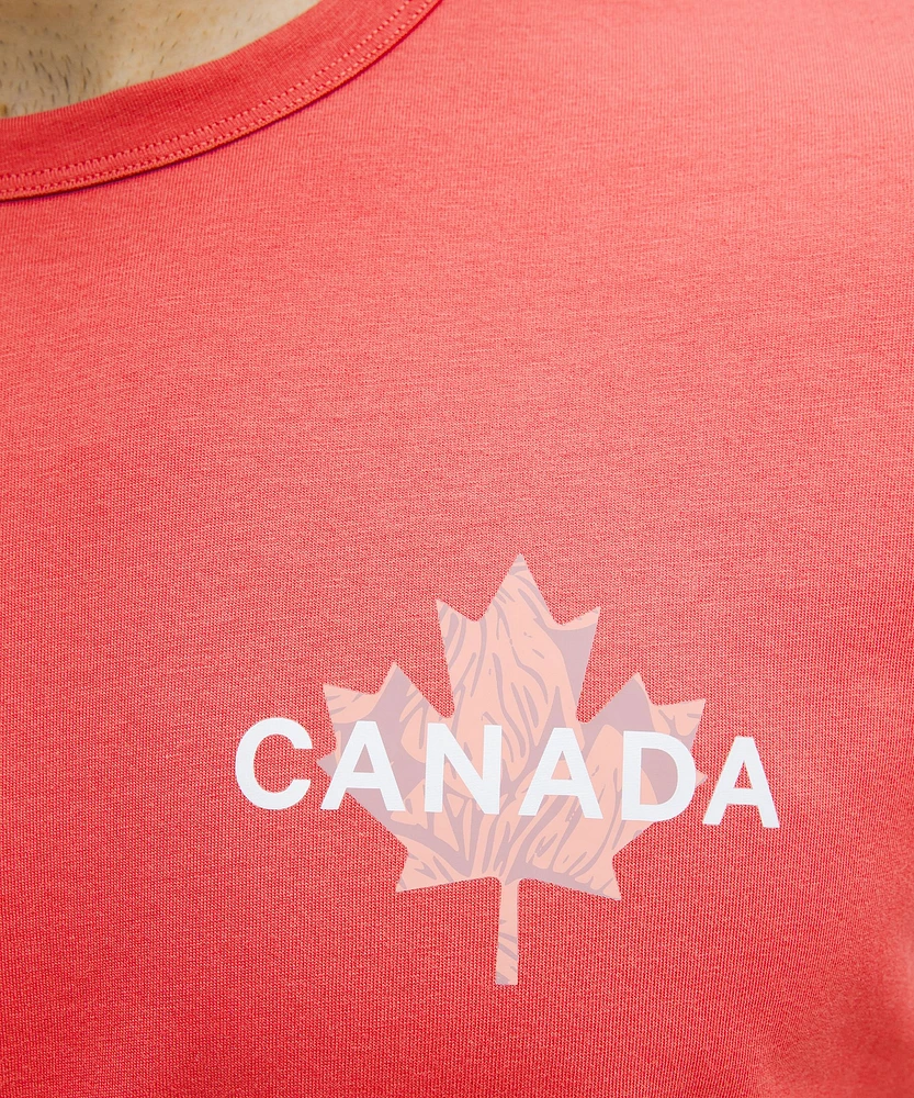 Team Canada Men's Cotton Jersey Graphic T-Shirt *COC Logo | Short Sleeve Shirts & Tee's