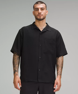 Lightweight Camp Collar Button-Up Shirt | Men's Short Sleeve Shirts & Tee's