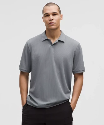 Textured Mesh Short-Sleeve Polo Shirt | Men's Short Sleeve Shirts & Tee's
