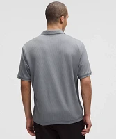 Textured Mesh Short-Sleeve Polo Shirt | Men's Short Sleeve Shirts & Tee's