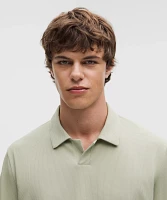 Textured Mesh Short-Sleeve Polo Shirt | Men's Shirts