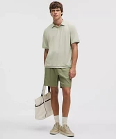 Textured Mesh Short-Sleeve Polo Shirt | Men's Shirts