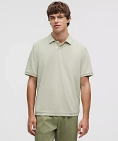 Textured Mesh Short-Sleeve Polo Shirt | Men's Shirts