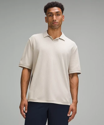 Textured Mesh Short-Sleeve Polo Shirt | Men's Short Sleeve Shirts & Tee's