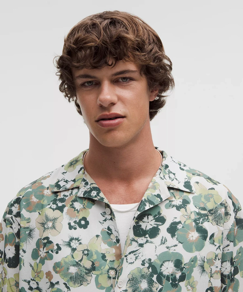 Lightweight Camp Collar Button-Up Shirt | Men's Button Down & Dress Shirts