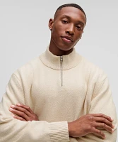 Relaxed-Fit Half-Zip Knit Sweater | Men's Sweaters