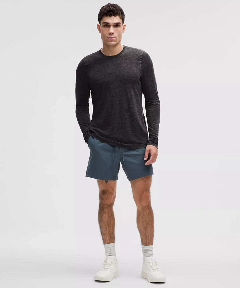 Seamless Wool-Blend Long-Sleeve Shirt | Men's Long Sleeve Shirts