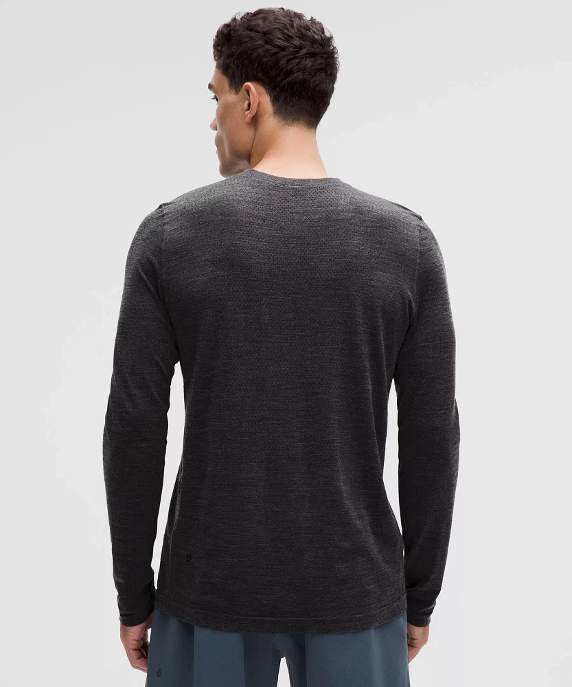 Seamless Wool-Blend Long-Sleeve Shirt | Men's Long Sleeve Shirts