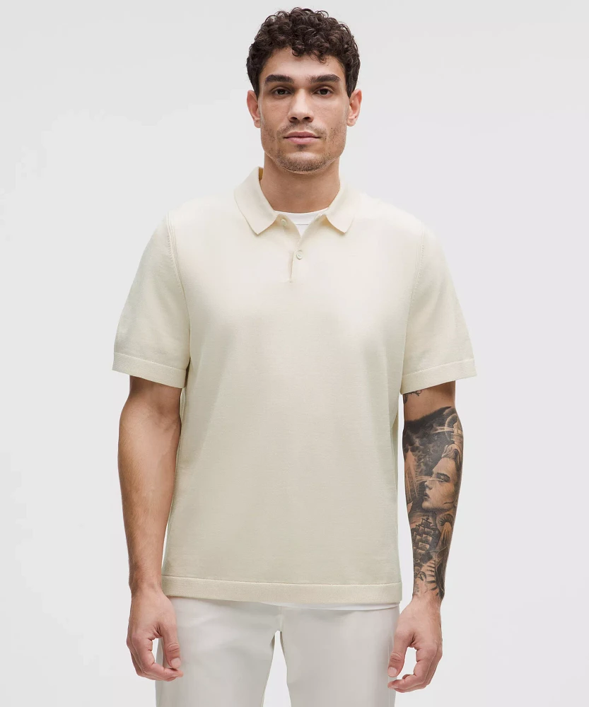 New Venture Short-Sleeve Knit Polo Shirt | Men's Shirts