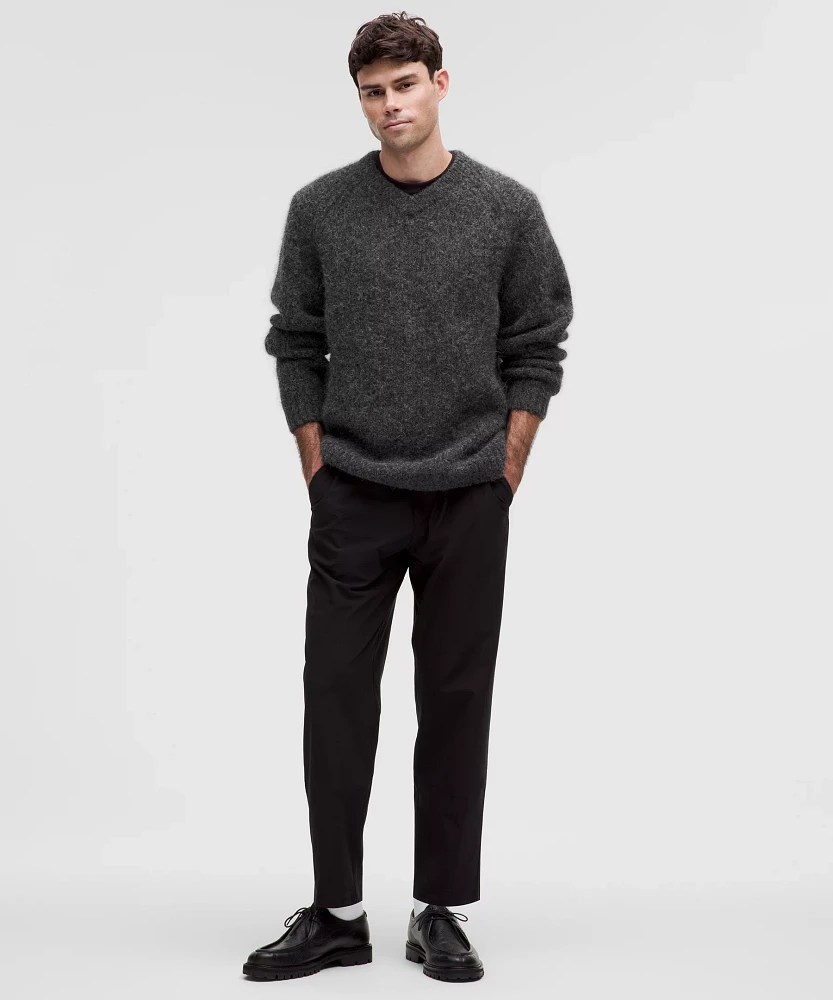 Men's Alpaca Wool-Blend V-Neck Sweater | Sweaters