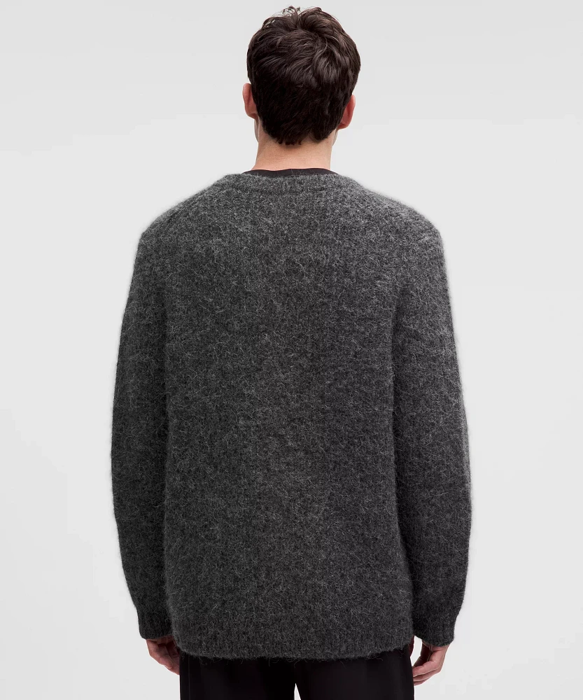 Men's Alpaca Wool-Blend V-Neck Sweater | Sweaters