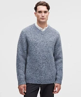 Men's Alpaca Wool-Blend V-Neck Sweater | Sweaters