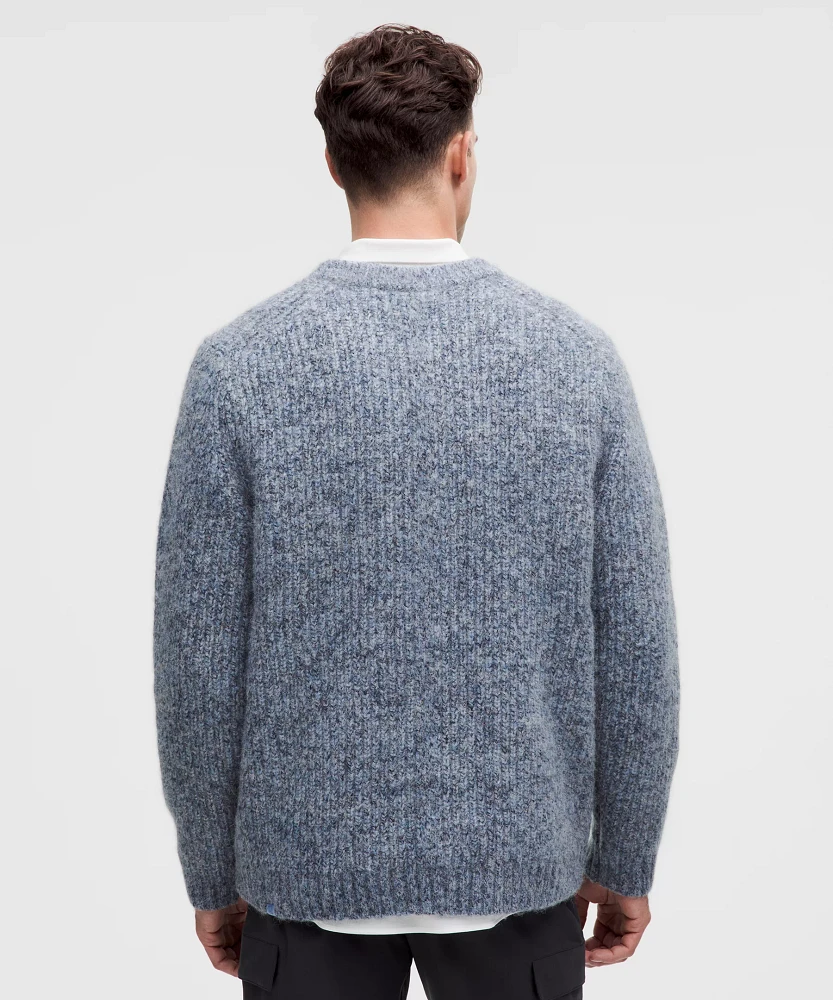 Men's Alpaca Wool-Blend V-Neck Sweater | Sweaters