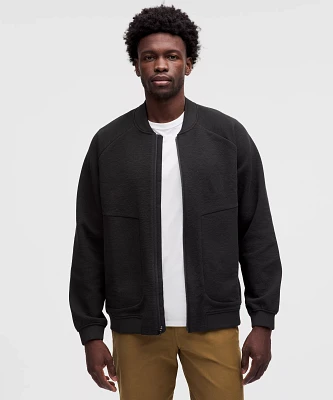 Textured Spacer Bomber Jacket | Men's Hoodies & Sweatshirts