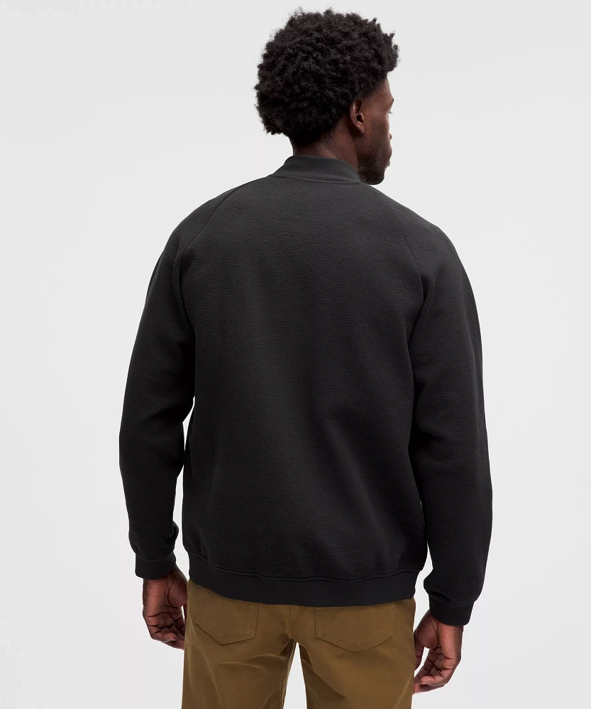 Textured Spacer Bomber Jacket | Men's Hoodies & Sweatshirts