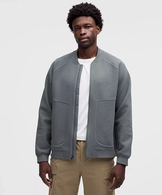 Textured Spacer Bomber Jacket | Men's Hoodies & Sweatshirts