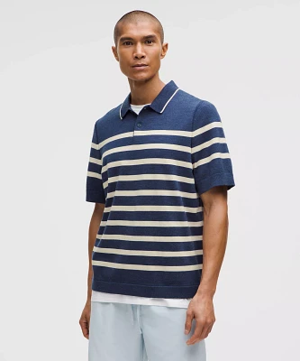 New Venture Short-Sleeve Knit Polo Shirt | Men's Shirts