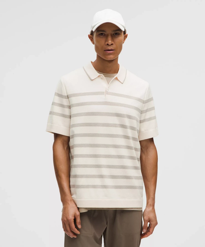 New Venture Short-Sleeve Knit Polo Shirt | Men's Shirts