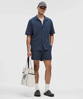 Textured Camp Collar Short-Sleeve Shirt | Men's Button Down & Dress Shirts
