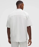 Textured Camp Collar Short-Sleeve Shirt | Men's Button Down & Dress Shirts