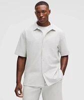 Textured Camp Collar Short-Sleeve Shirt | Men's Button Down & Dress Shirts