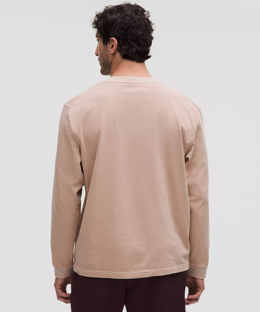 Heavyweight Cotton Jersey Long-Sleeve Shirt *Wash | Men's Long Sleeve Shirts