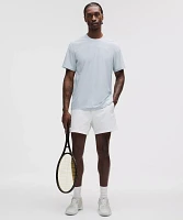 UV-Protective Striped Mesh Tennis T-Shirt | Men's Short Sleeve Shirts & Tee's