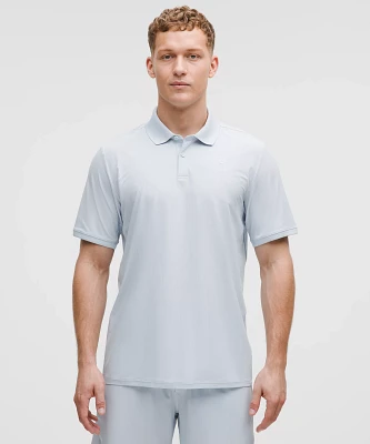 UV-Protective Striped Mesh Tennis Polo Shirt | Men's Shirts
