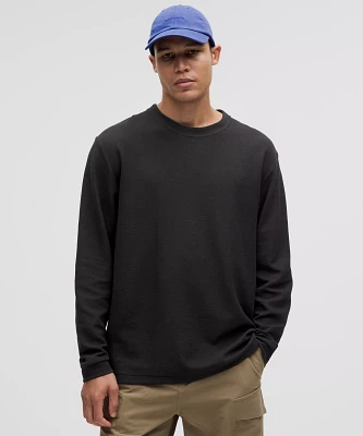 Heavyweight Cotton Textured Long-Sleeve Shirt | Men's Long Sleeve Shirts