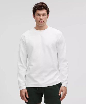 Heavyweight Cotton Textured Long-Sleeve Shirt | Men's Long Sleeve Shirts